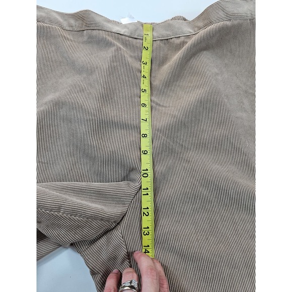 NWT alfred dunner classic fit pants combed corduroy khaki beige pull on sz 20 ^ - Picture 7 of 8